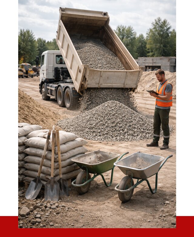 Доставка нерудных материалов в Ставрополе от 1246 руб. | ПРОНЕРУДСтв