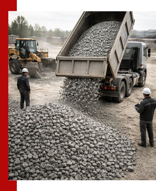 Доставка гранитного щебня фракции 20-40 в Ставрополе