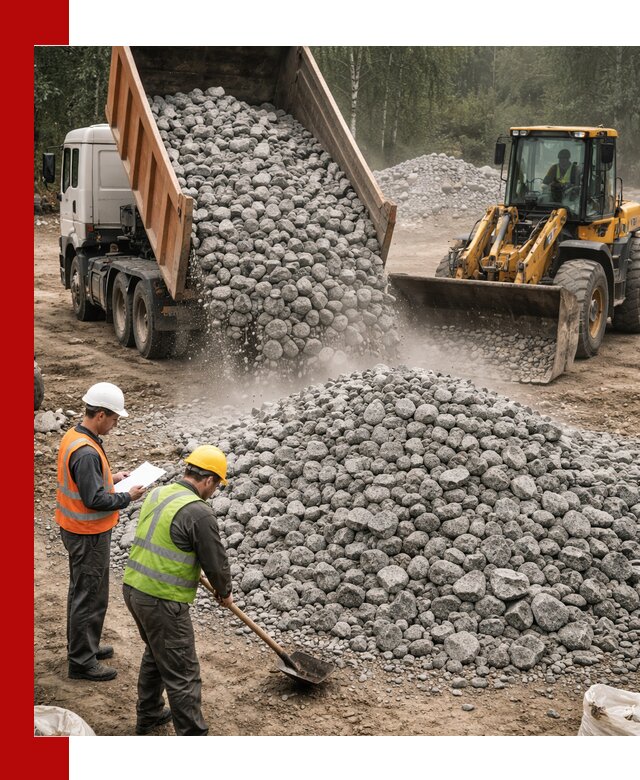 Гранитный щебень фракция 70-150 доставка в Ставрополе