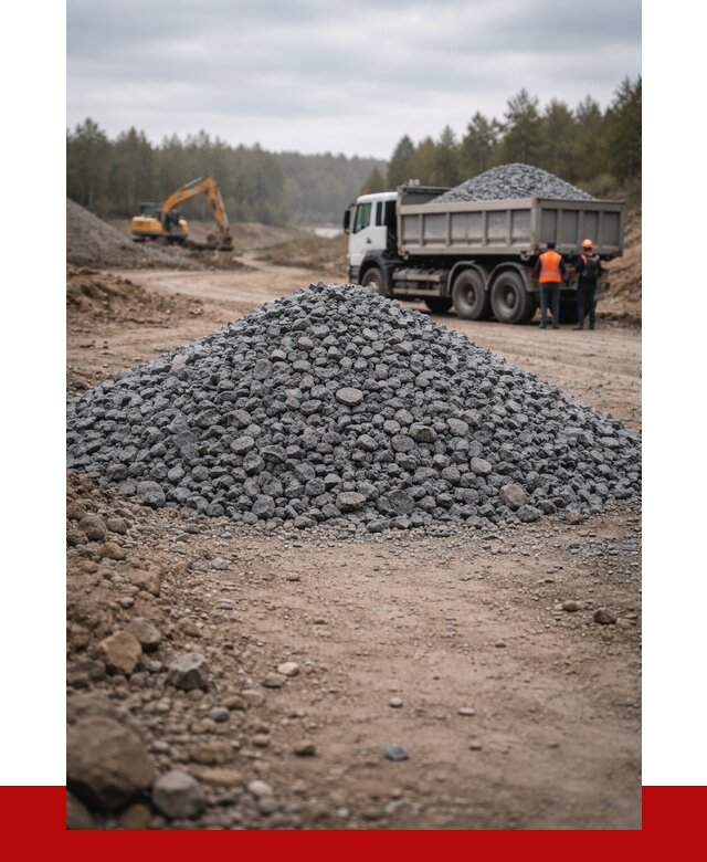 Щебень габбро диабаз фракция 40-70 в Ставрополе от 2284 р-ПРОНЕРУДСтв