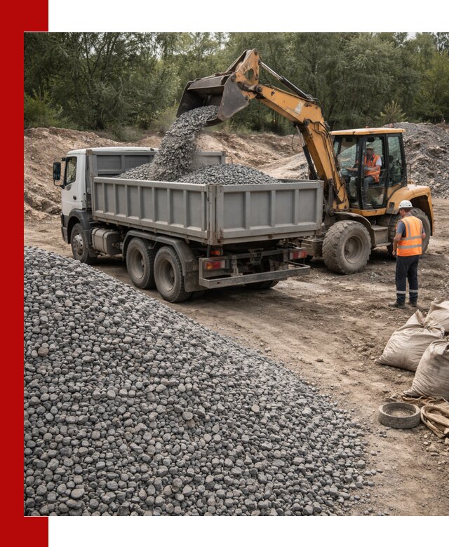 Доставка гравийного щебня в Ставрополе оптом и в розницу