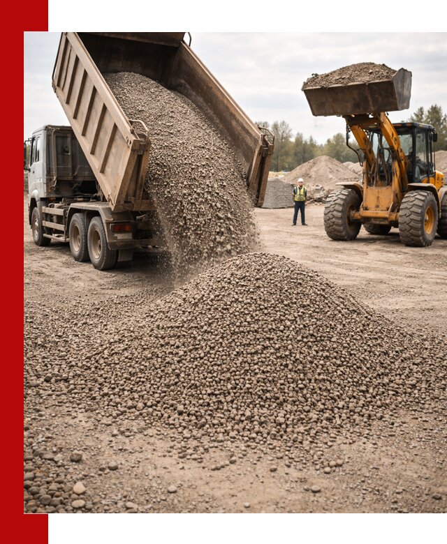 Гравийный щебень фракция 3–10 с доставкой в Ставрополе
