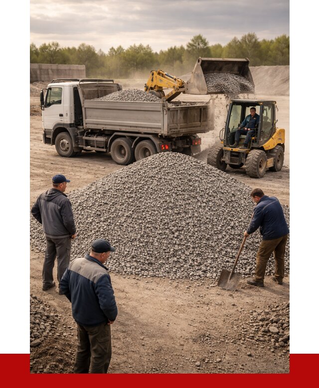 Гравийный щебень фракция 5-20 в Ставрополе от 2492 р. ПРОНЕРУДСтв