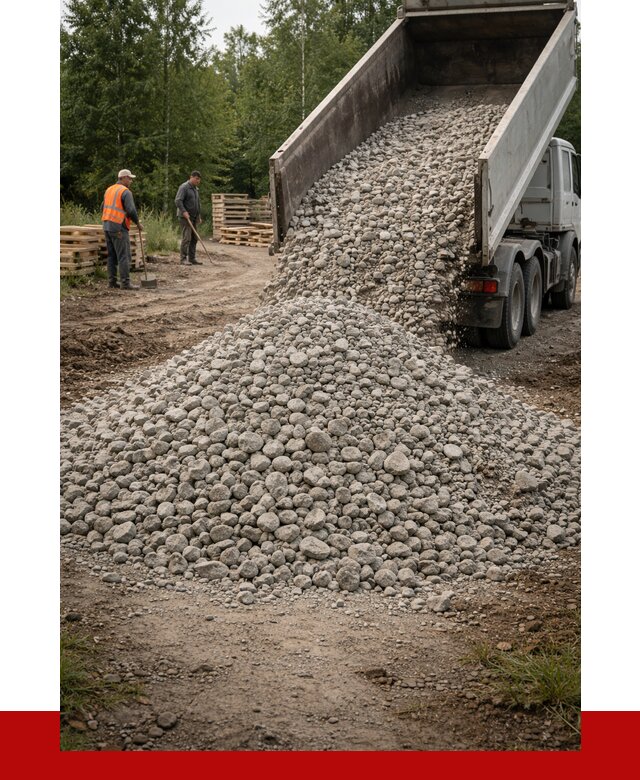 гравийный щебень фракция 70-120 в Ставрополе от 2544 р. ПРОНЕРУДСтв