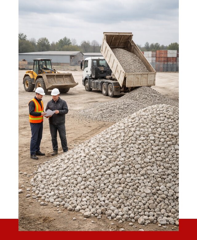 Известняковый щебень в Ставрополе от 1454 р. доставка | ПРОНЕРУДСтв