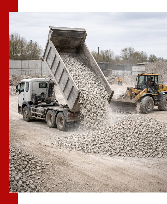 Доставка и продажа известнякового щебня в Ставрополе