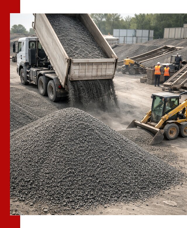 Вторичный щебень фракция 0–5 с доставкой в Ставрополе