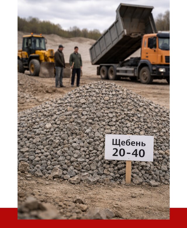 Бетонный щебень фракция 20-40 в Ставрополе от 2544 р. | ПРОНЕРУДСтв