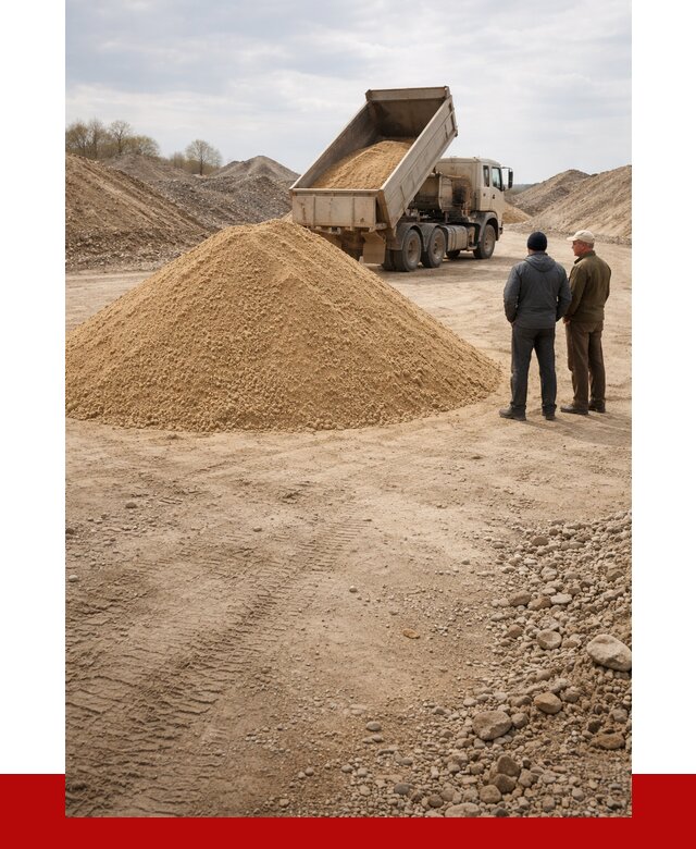 Карьерный песок крупнозернистый в Ставрополе от 8826 р | ПРОНЕРУДСтв