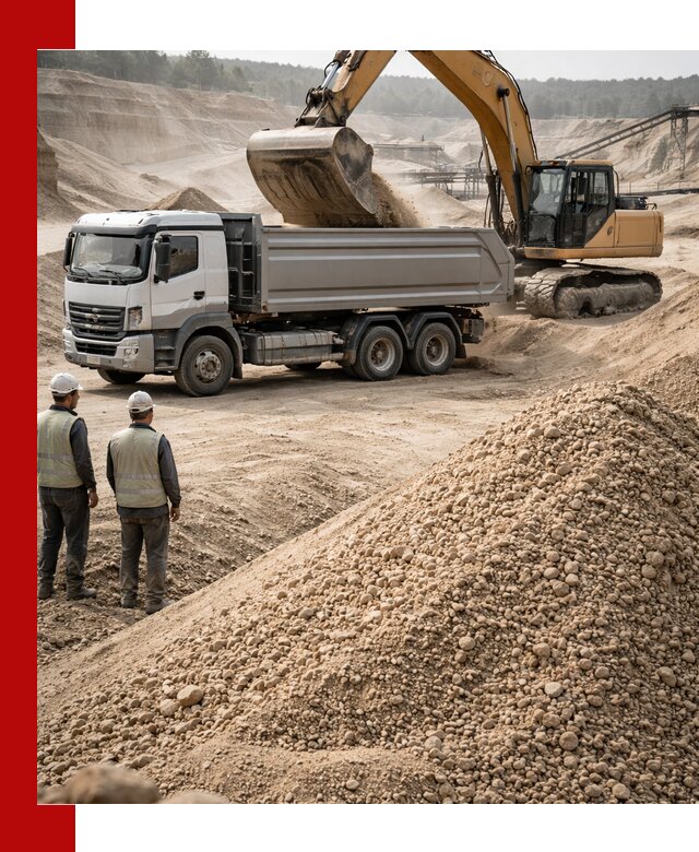 Карьерный крупнозернистый песок с доставкой в Ставрополе