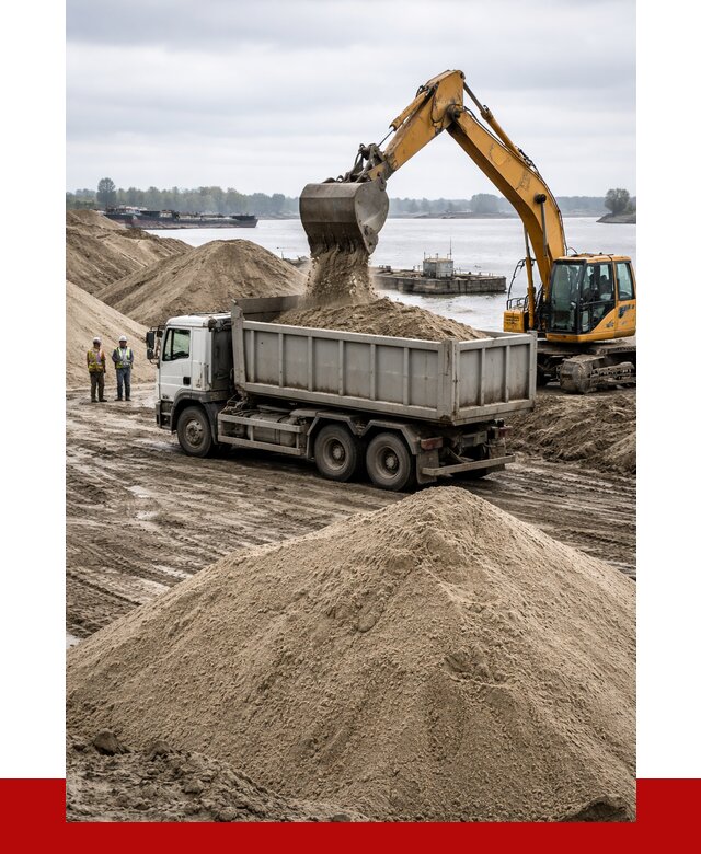 Купить речной песок навалом в Ставрополе от 1869 р., ПРОНЕРУДСтв