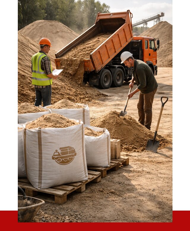 Строительный песок в Ставрополе от 2284 р. с доставкой, ПРОНЕРУДСтв