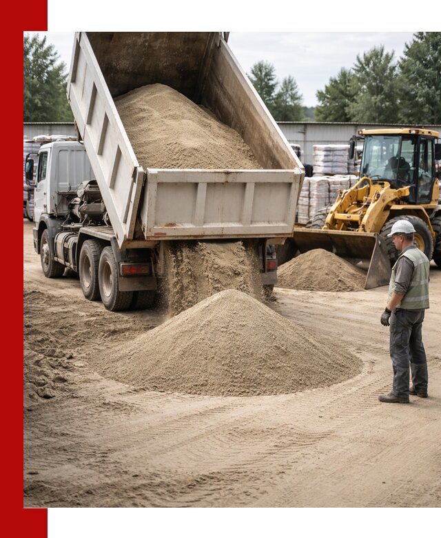 Поставка и доставка песка для бетона в Ставрополе