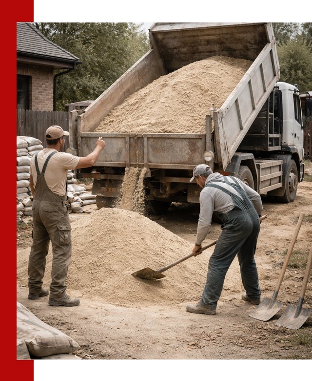 Песок для штукатурки с доставкой в Ставрополе качественный и чистый