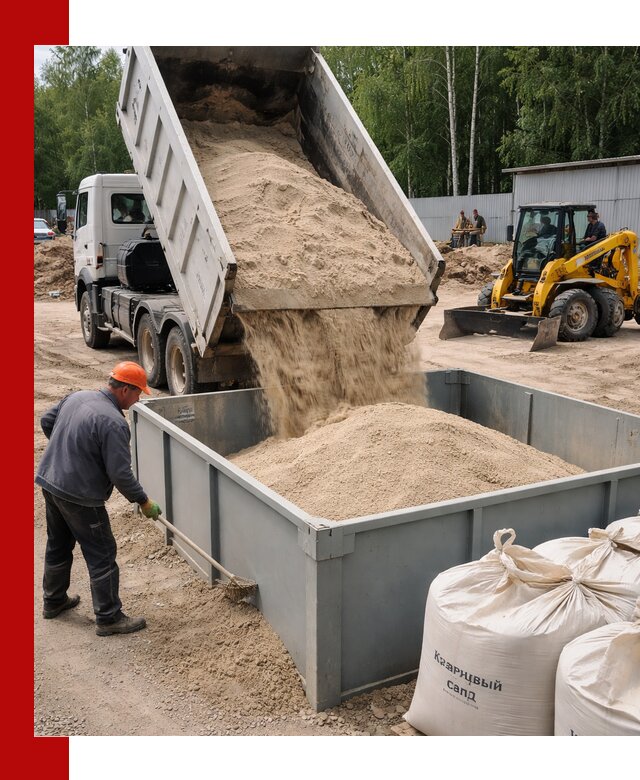 Кварцевый песок для фильтра в Ставрополе — доставка и качество