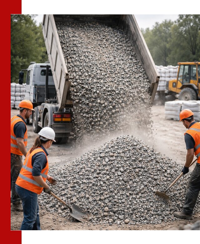 Доставка гравия и камня в Ставрополе оптом и в розницу