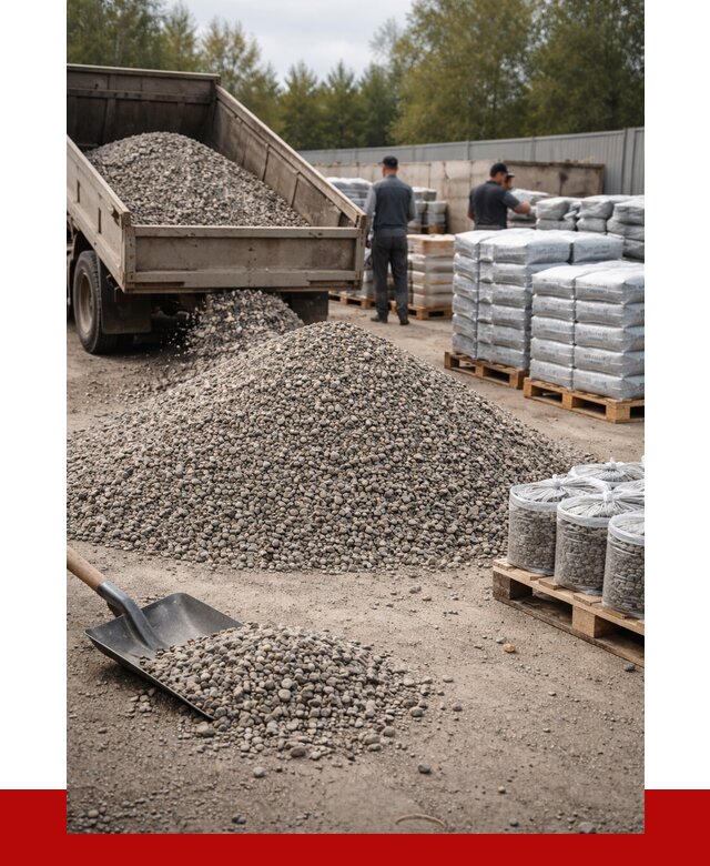 Гравий фракция 5-20 в Ставрополе купить от 2388 р. ПРОНЕРУДСтв