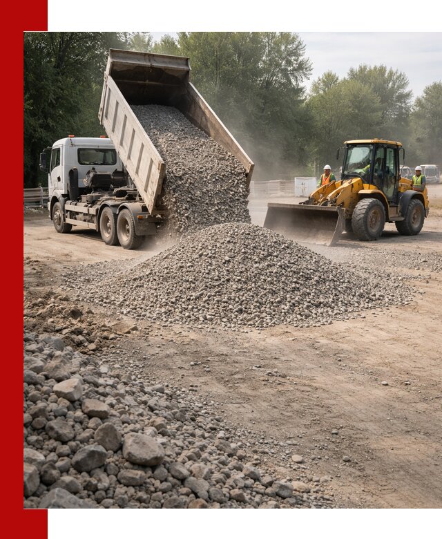 Гравий фракция 5–20 доставка в Ставрополе оптом и в розницу