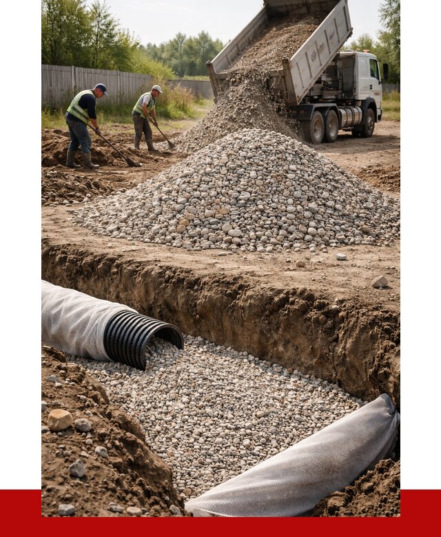 Гравий для дренажа в Ставрополе от 2284 р., доставка ПРОНЕРУДСтв