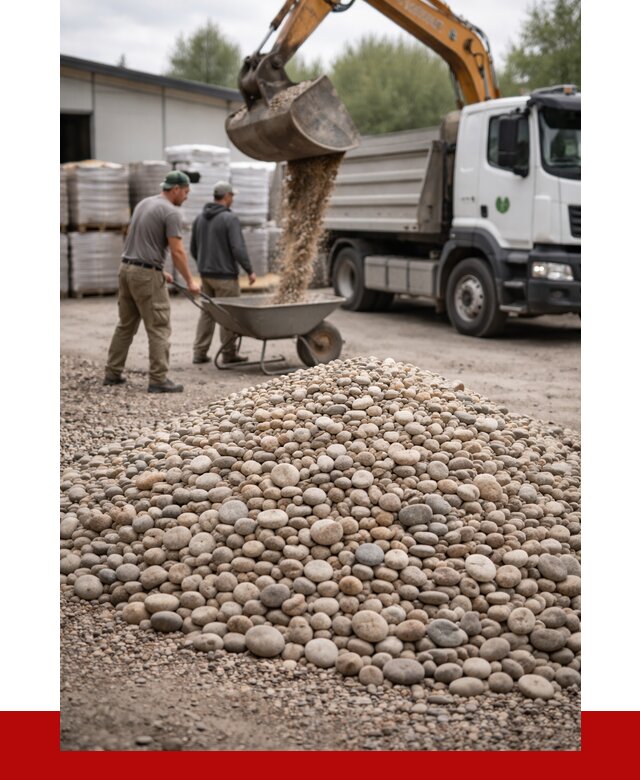 Галька декоративная в Ставрополе от 3323 р. за куб | ПРОНЕРУДСтв