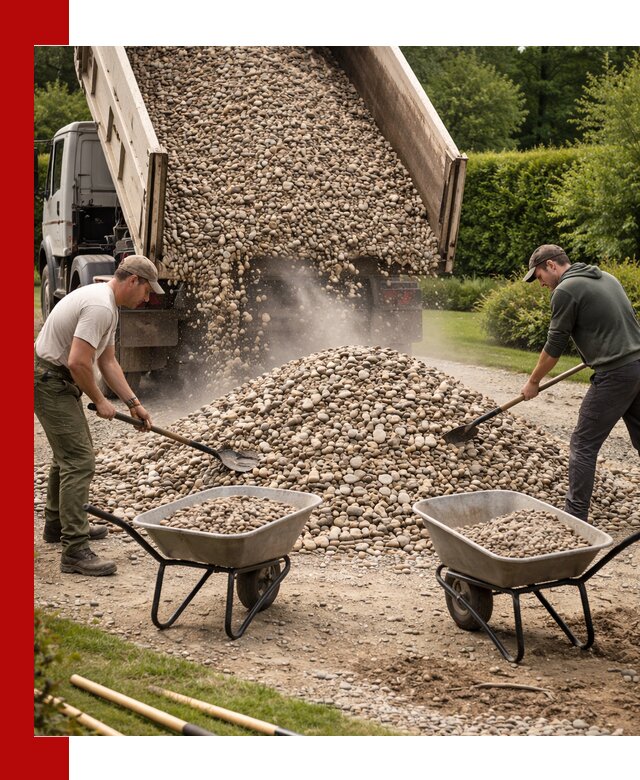 Доставка и продажа декоративной гальки в Ставрополе