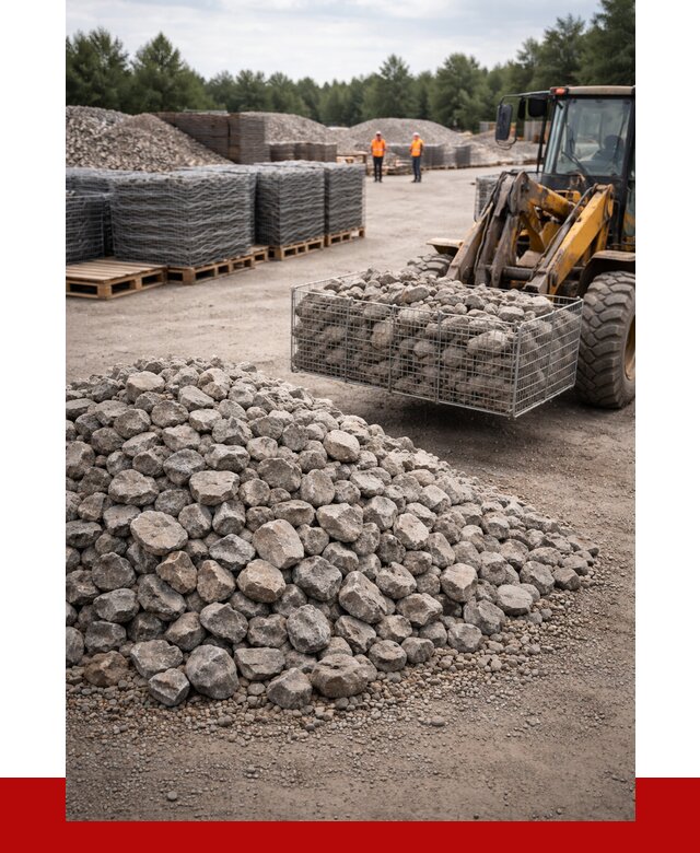 Камень для габионов фракция 70-150 в Ставрополе от 4361 р. | ПРОНЕРУДСтв