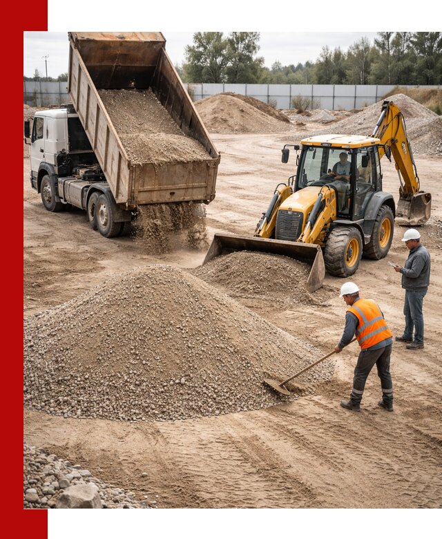 Поставка и доставка ПГС С4 в мешках и самосвалах в Ставрополе