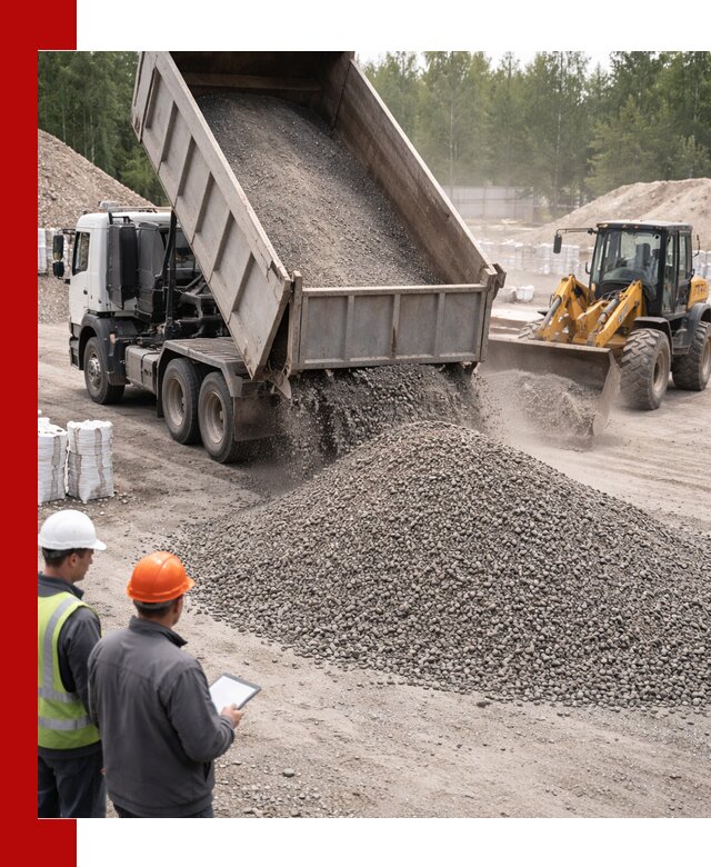 Доставка и продажа гранитного отсева 0-10 в Ставрополе