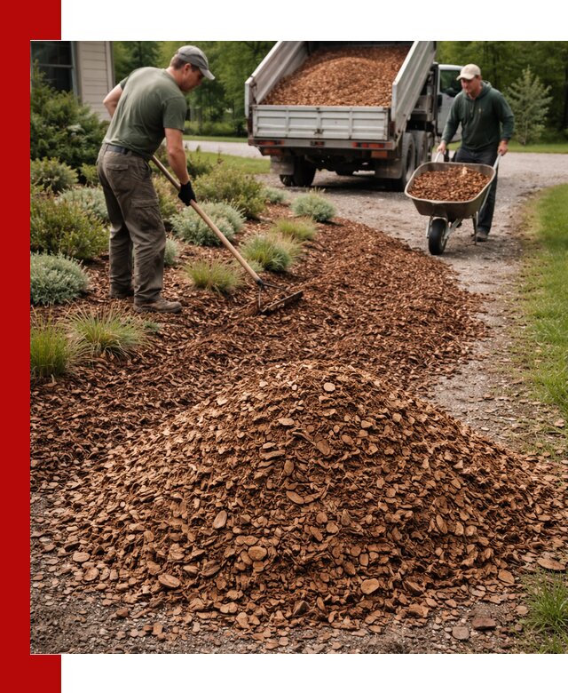 Крошка для мульчирования с доставкой в Ставрополе
