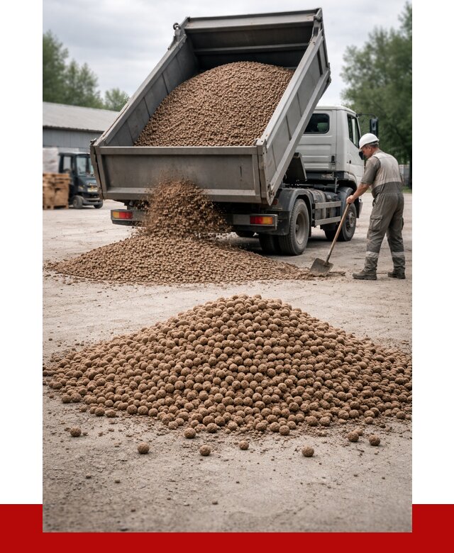 Керамзит с доставкой в Ставрополе от 4361 р. за м3 | ПРОНЕРУДСтв