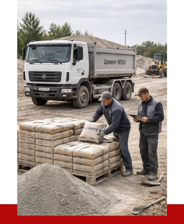 Купить цемент м500 с доставкой в Ставрополе от 5400 р. | ПРОНЕРУДСтв