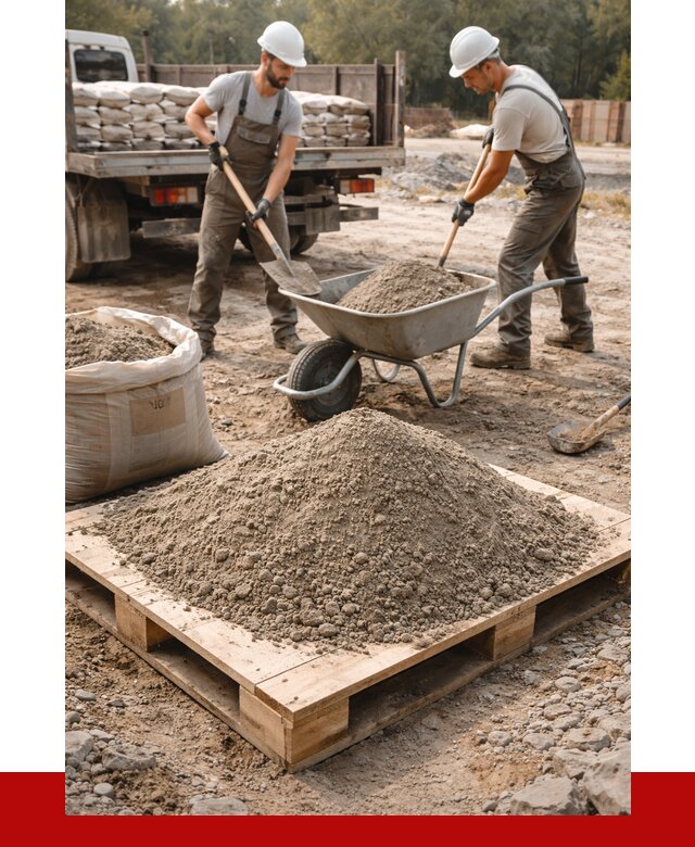 Цементно песчаная смесь М100 в Ставрополе от 5400 р. за куб | ПРОНЕРУДСтв