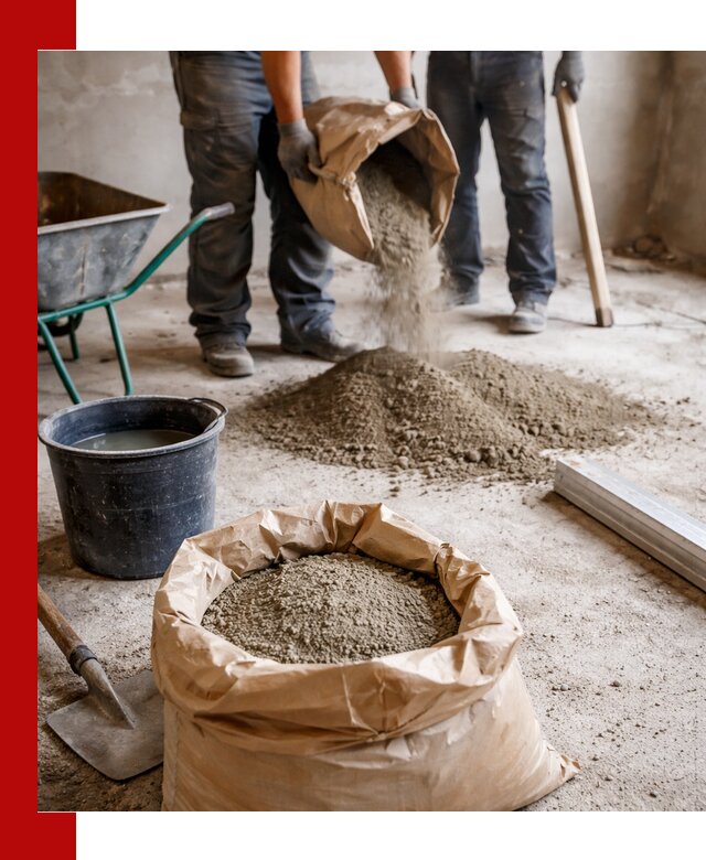 Доставка сухой смеси для стяжки в Ставрополе