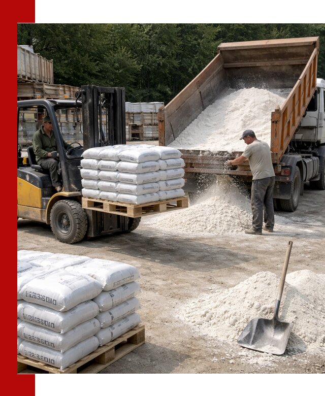 Доставка строительной извести оптом и в розницу в Ставрополе