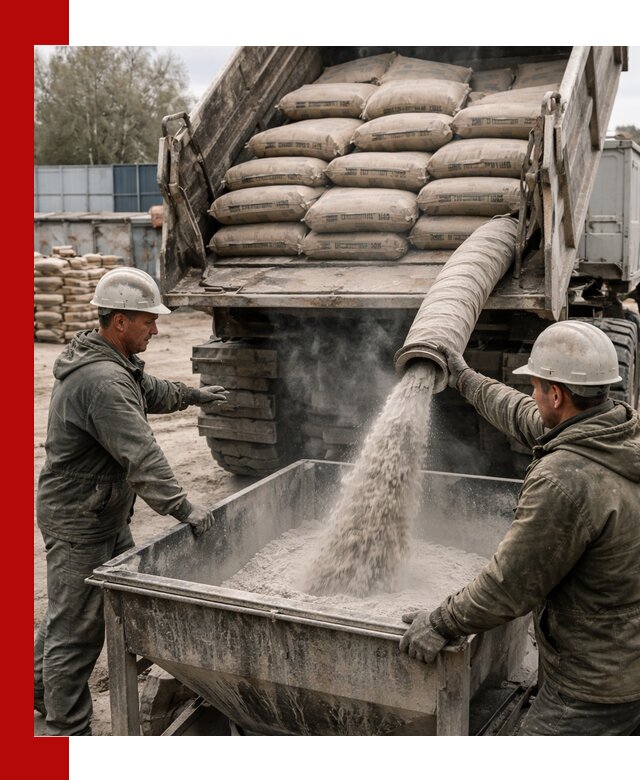 Доставка цемента М400 в Ставрополе оптом и в розницу