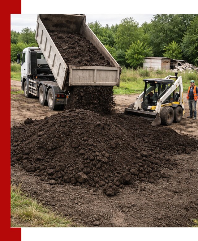 Поставка плодородной земли с доставкой самосвалом в Ставрополе