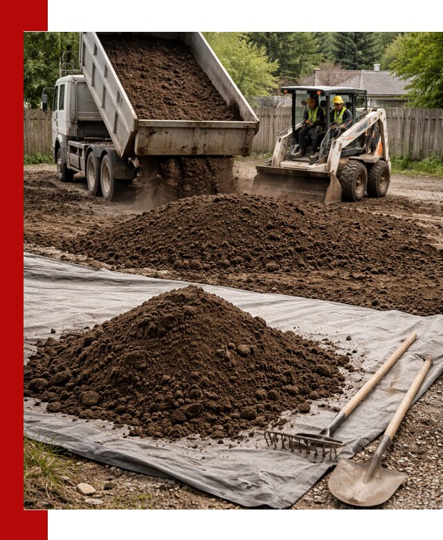 Грунт для отсыпки участка с доставкой в Ставрополе