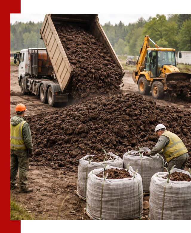Доставка нейтрального торфа в Ставрополе оптом и в розницу