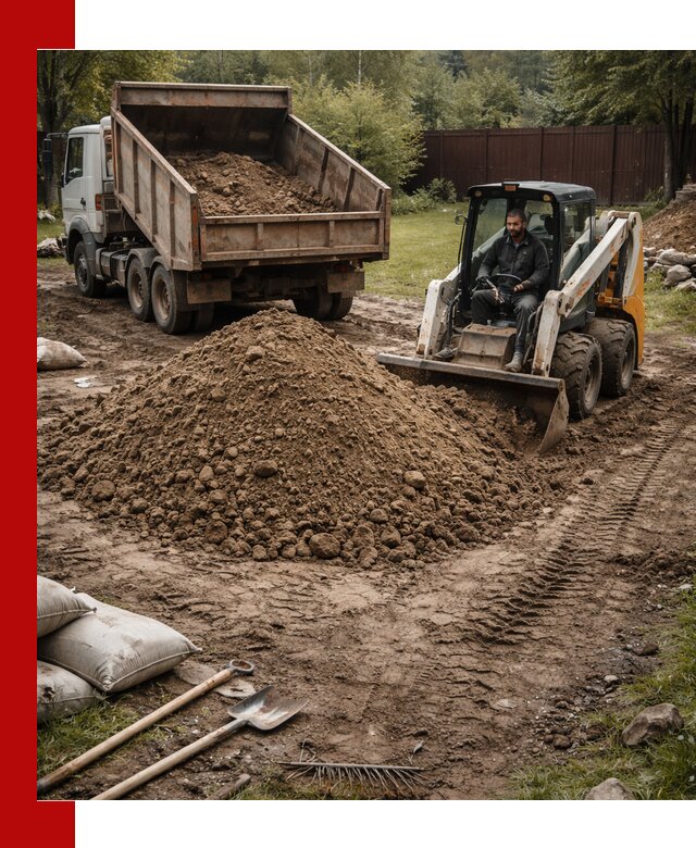 Суглинок для планировки участков в Ставрополе с доставкой и выгрузкой