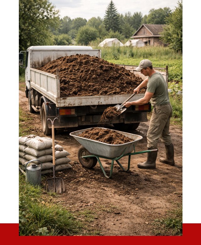 Купить коровий навоз с доставкой в Ставрополе от 1869 р. | ПРОНЕРУДСтв