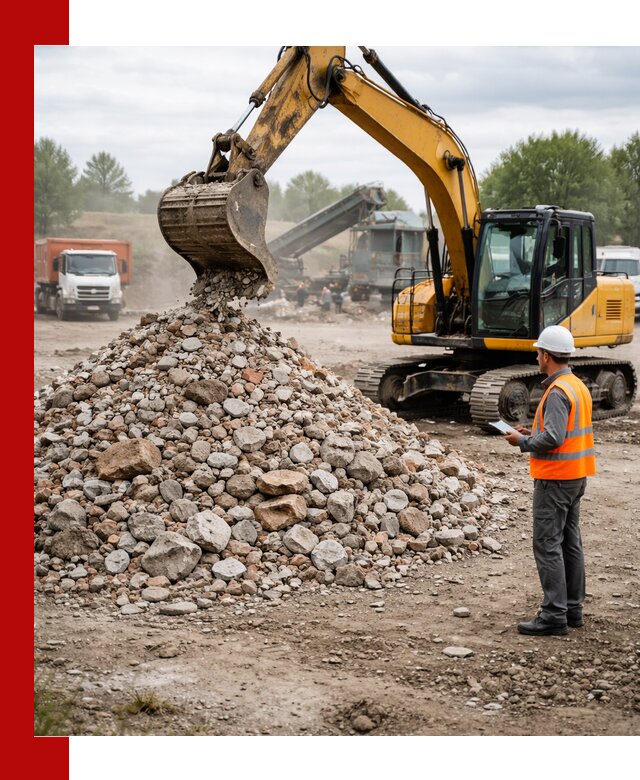 Доставка и вывоз строительного боя в Ставрополе