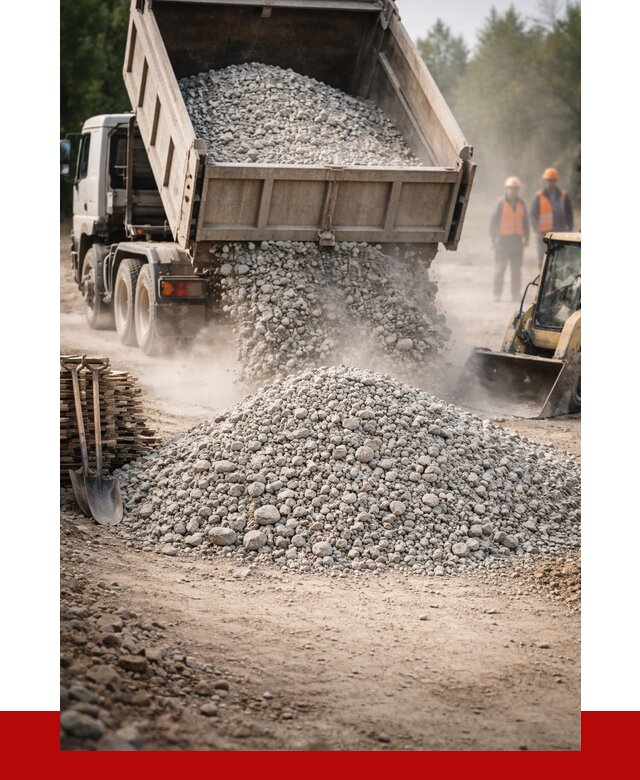 Купить дробленый бетон в Ставрополе от 1765 р./куб | ПРОНЕРУДСтв