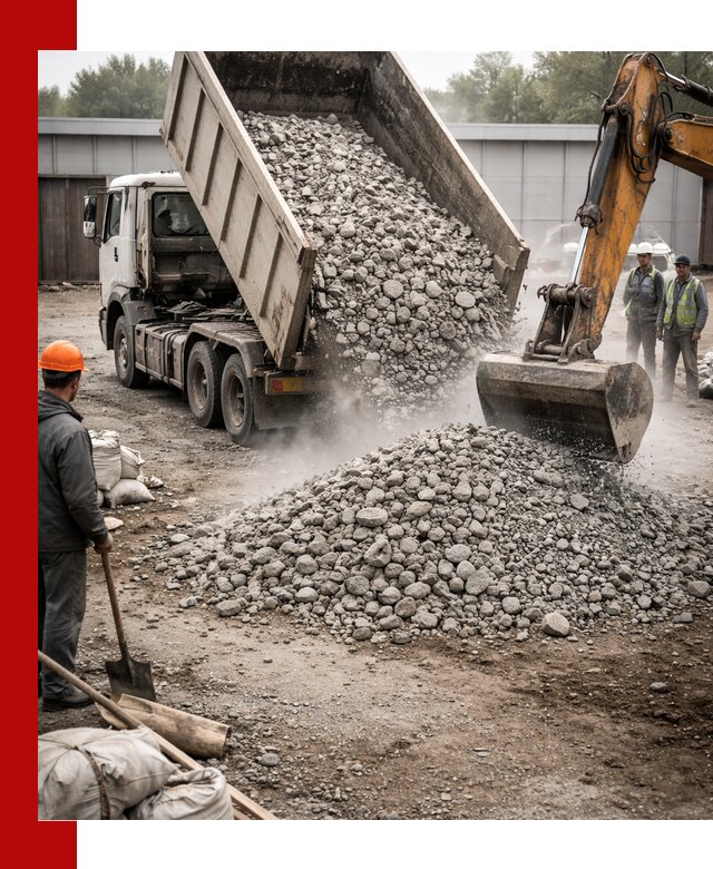 Доставка дробленого бетона в Ставрополе оптом и в розницу