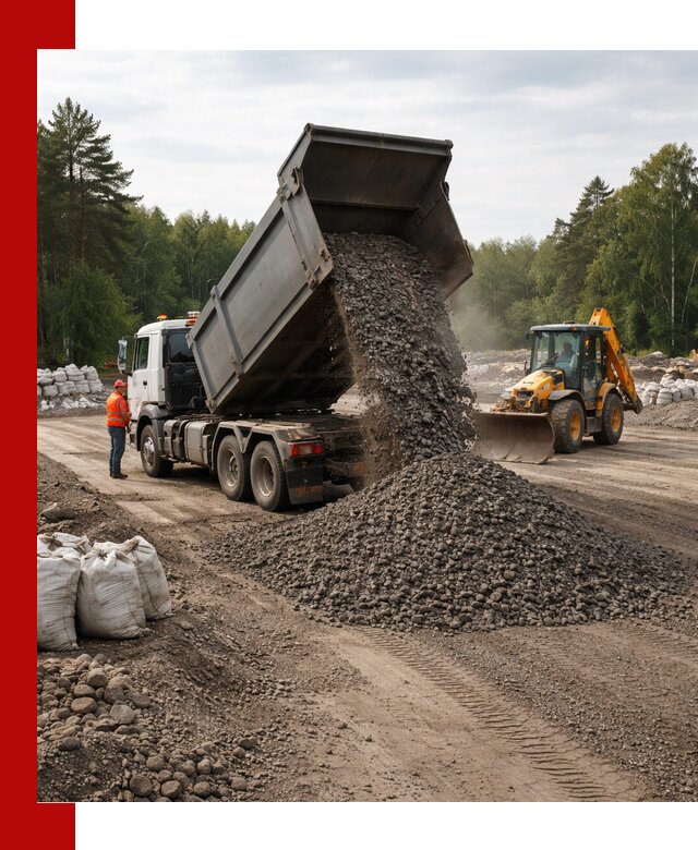 Доставка дробленого асфальта в Ставрополе для дорожных работ