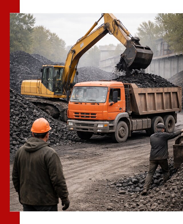 Доставка угля автотранспортом в Ставрополе быстро и выгодно