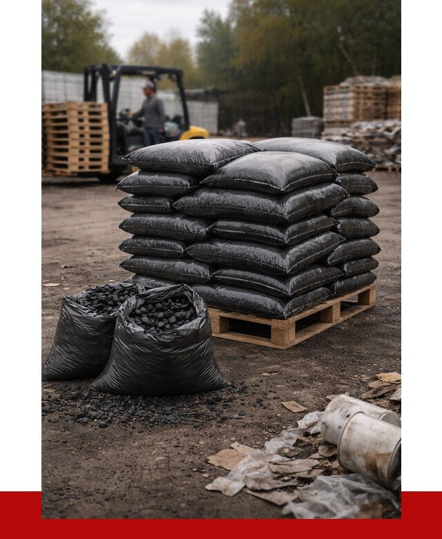 Купить уголь в мешках с доставкой в Ставрополе от 7788 р. | ПРОНЕРУДСтв