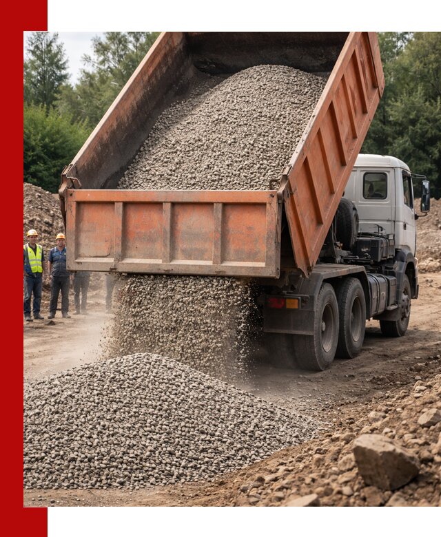 Доставка сыпучих материалов самосвалом в Ставрополе быстро и надежно