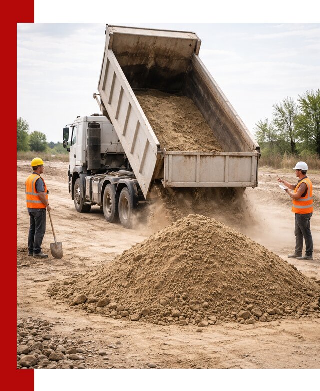 Доставка самосвалом 15 кубов в Ставрополе за город и по городу