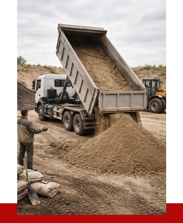 Доставка самосвалом 20 кубов в Ставрополе от 7788 р. | ПРОНЕРУДСтв