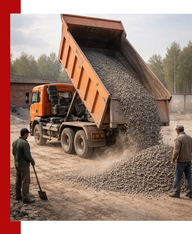 Доставка самосвалом 20 м3 в Ставрополе быстро и надежно